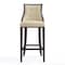 Manhattan Comfort Fifth Avenue Bar Stool in Cream and Walnut (Set of 2) 2-BS007-CR - alternate 6